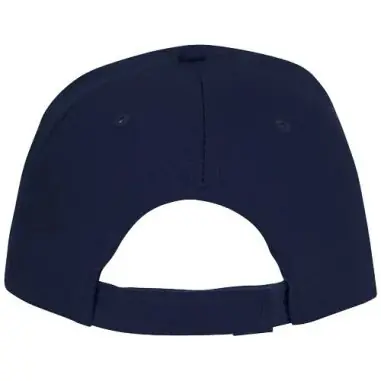 Gorra de 5 paneles con ribete y visera precurvada