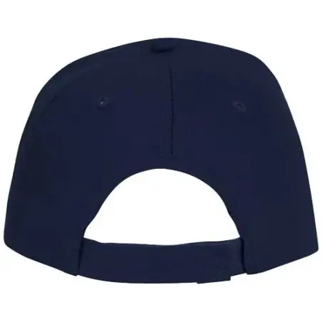 Gorra de 5 paneles con ribete y visera precurvada