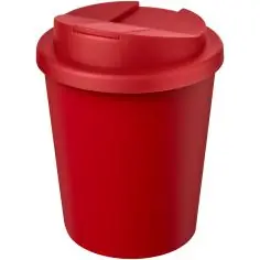 Vaso reciclado 250 ml tapa antigoteo PP 75% sin silicona