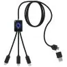 Cable extensible 5 en 1 ABS PET reciclado logo luminoso - Imagen 8