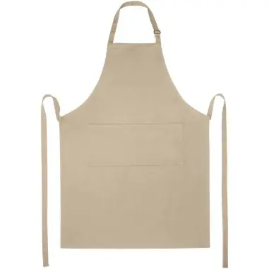 Delantal sarga 240 g/m2 tira cuello ajustable 2 bolsillos