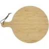 Tabla cortar bambú redonda 30,5 cm mango 8 cm - Imagen 31