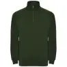 Sudadera media cremallera cuello alto canalé unisex - Imagen 59
