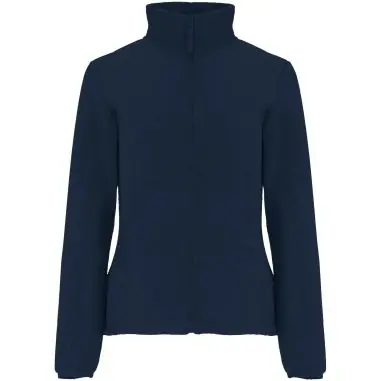 Chaqueta polar mujer cuello alto corte entallado