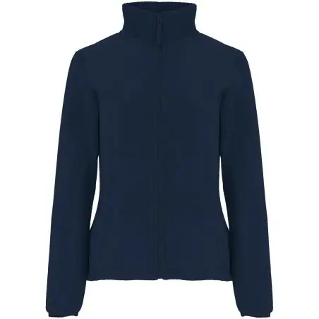 Chaqueta polar mujer cuello alto corte entallado