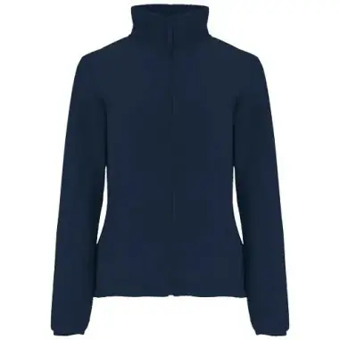 Chaqueta polar mujer cuello alto corte entallado