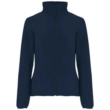 Chaqueta polar mujer cuello alto corte entallado