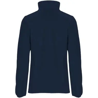 Chaqueta polar mujer cuello alto corte entallado