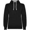 Sudadera capucha bicolor entallada mujer pulgares - Imagen 59