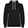 Sudadera capucha bicolor entallada mujer pulgares - Imagen 60