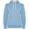 Sudadera capucha bicolor entallada mujer pulgares - Imagen 67