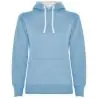 Sudadera capucha bicolor entallada mujer pulgares - Imagen 68