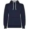 Sudadera capucha bicolor entallada mujer pulgares - Imagen 80