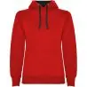Sudadera capucha bicolor entallada mujer pulgares - Imagen 87