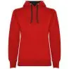 Sudadera capucha bicolor entallada mujer pulgares - Imagen 88
