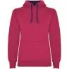 Sudadera capucha bicolor entallada mujer pulgares - Imagen 91