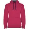 Sudadera capucha bicolor entallada mujer pulgares - Imagen 92