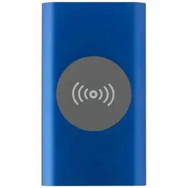 Powerbank inalámbrico aluminio reciclado 4000 mAh