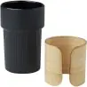Vaso cerámica 340 ml funda bambú - Imagen 28