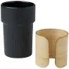 Vaso cerámica 340 ml funda bambú - Imagen 29
