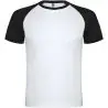 Camiseta deportiva infantil raglán contraste - Imagen 39