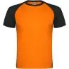 Camiseta deportiva infantil raglán contraste - Imagen 51
