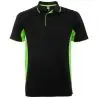 Polo deportivo unisex bicolor transpirable etiqueta - Imagen 40