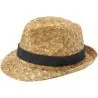 Sombrero paja 100% natural transpirable banda 58 cm - Imagen 33