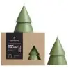 Set 2 velas árbol Navidad medianas cera palmiste natural - Imagen 11