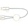 Cable cargador 5 en 1 reciclado 30 cm 27W - Imagen 35