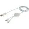 Cable cargador 5 en 1 reciclado 150 cm 27W - Imagen 40