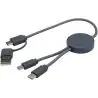 Cable cargador 5 en 1 reciclado 30 cm 27W - Imagen 41