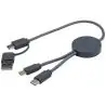 Cable cargador 5 en 1 reciclado 30 cm 27W - Imagen 42