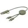 Cable cargador 5 en 1 reciclado 30 cm 27W - Imagen 52