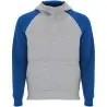 Sudadera capucha bicolor infantil raglán canguro - Imagen 42