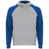 Sudadera capucha bicolor infantil raglán canguro - Imagen 43