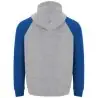 Sudadera capucha bicolor infantil raglán canguro - Imagen 45