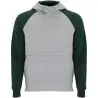 Sudadera capucha bicolor infantil raglán canguro - Imagen 50