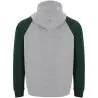 Sudadera capucha bicolor infantil raglán canguro - Imagen 52