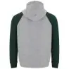 Sudadera capucha bicolor infantil raglán canguro - Imagen 53