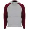Sudadera capucha bicolor infantil raglán canguro - Imagen 55