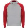 Sudadera capucha bicolor infantil raglán canguro - Imagen 59