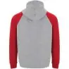 Sudadera capucha bicolor infantil raglán canguro - Imagen 60