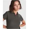 Polo mujer manga corta ajustado canalé lavable 60° - Imagen 45