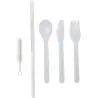 Set cubiertos con tapa bambú y caja - Imagen 35