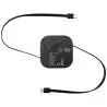 Cable retráctil reciclado 5 en 1 para sincronización de datos y carga rápida de 100 W con kit de herramientas para smartphone Ec - Imagen 22