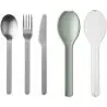 Set cubiertos acero inox soporte compacto - Imagen 15
