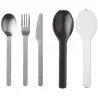 Set cubiertos acero inox soporte compacto - Imagen 20