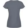 Camiseta mujer lavado ácido cuello canalé - Imagen 45