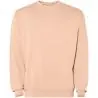 Sudadera cuello redondo unisex lavado ácido canalé - Imagen 44